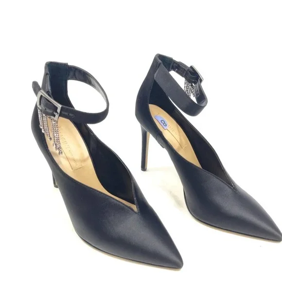 NEW Vince Camuto Greer Rhinestone Black Pump 8 - Picture 2 of 9